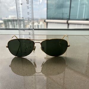 Ray-Ban Gold Frame Sunglasses